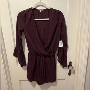 Long sleeve romper